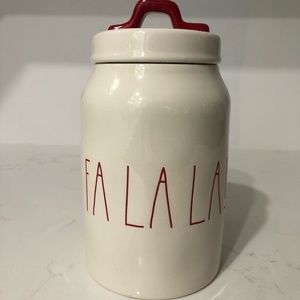 Rae Dunn Fa La La Canister Christmas 🎄